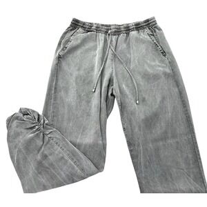 Splendid Washed Grey Cropped Joggers